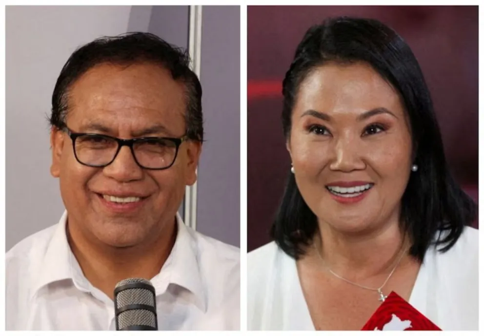 Roberto Sánchez y Keiko Fujimori se disputan la presidencia de Perú.