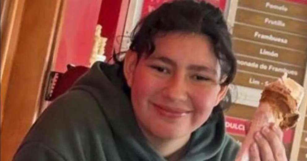 La jovencita que es buscada en nuestra ciudad. Imagen brindada por la Policía de Río Negro. 