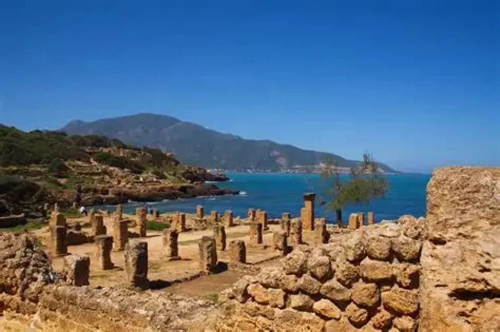 Ruinas romanas en Argelia.