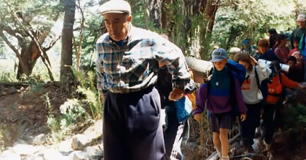 El mentor de la Escuela Municipal de Montaña, Juan Bautista Barrientos. Foto: archivo. 