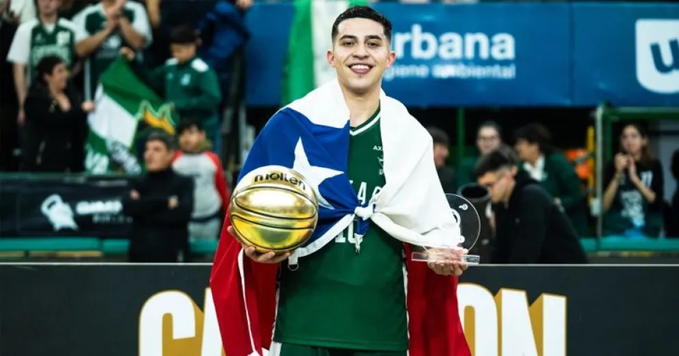 El joven de la región de Los Lagos, Chile, brilló en la Liga Nacional Argentina.