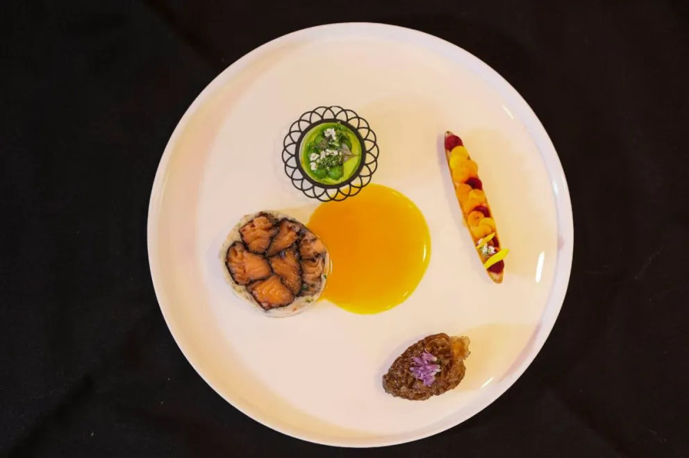 Plato ganador de la ronda clasificatoria que se realizó en Bariloche para llegar a la final del Torneo Federal de Chefs. Foto gentileza.