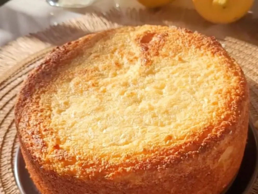 Esta torta está lista en sólo 4 pasos. 