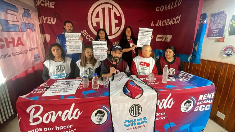 Integrantes del gremio en diálogo con la Prensa. 