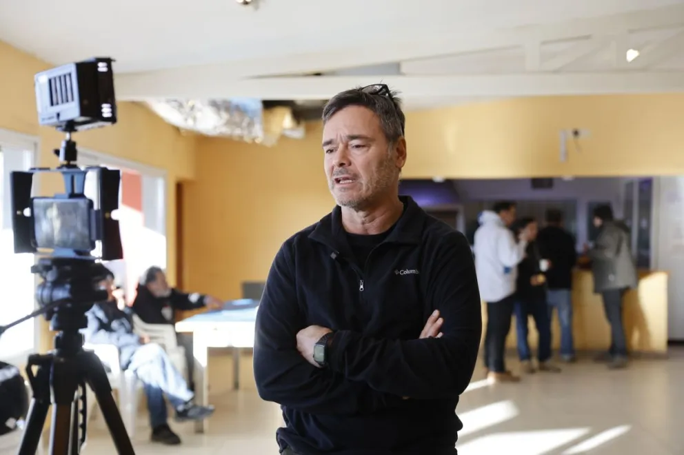 El presidente de la Fundación Emaús, Rodrigo “Polaco” Rapela, habló de la problemática vinculada con aquellos que padecen inconvenientes de salud mental. Foto: Eugenia Neme.