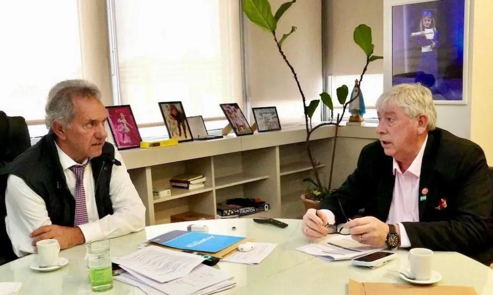 El intendente Cortés se reunió en Buenos Aires con el secretario de Turismo de Nación. 