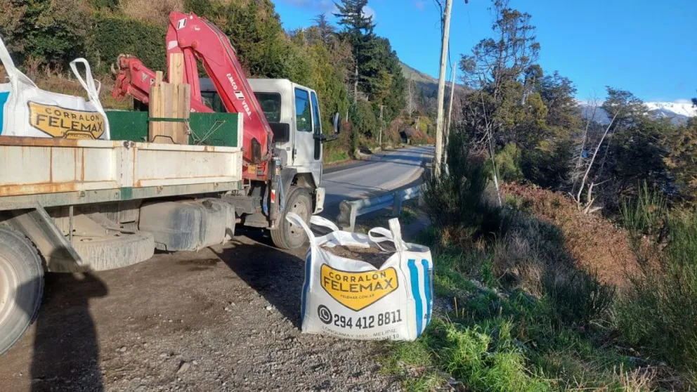 Los bolsones fueron depositados en lugares puntuales de la ciudad. 