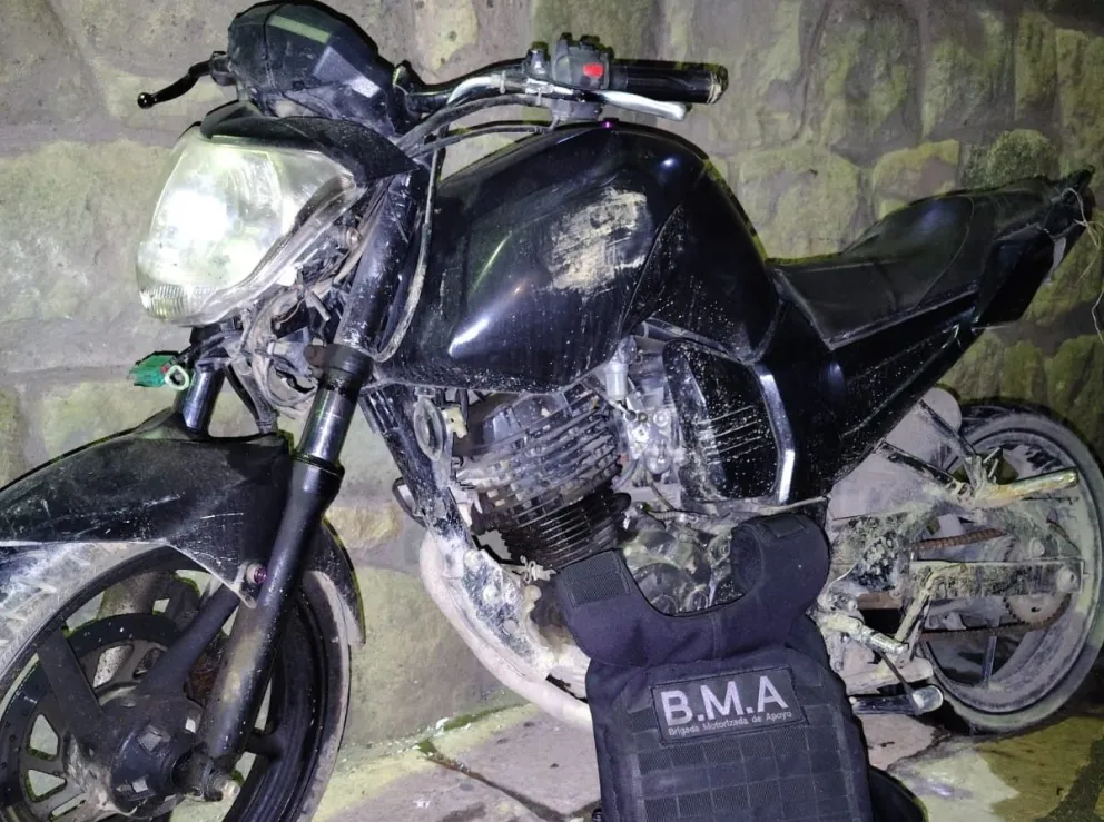Este es el rodado recuperado por personal policial. 