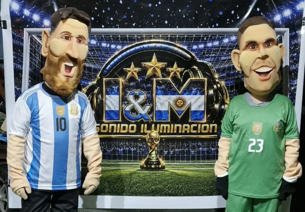 Para llevarse un lindo recuerdo y alentar a la selección. Foto gentileza.  