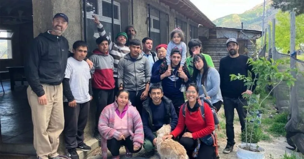 Parte de la gran familia del Hogar de Cristo.