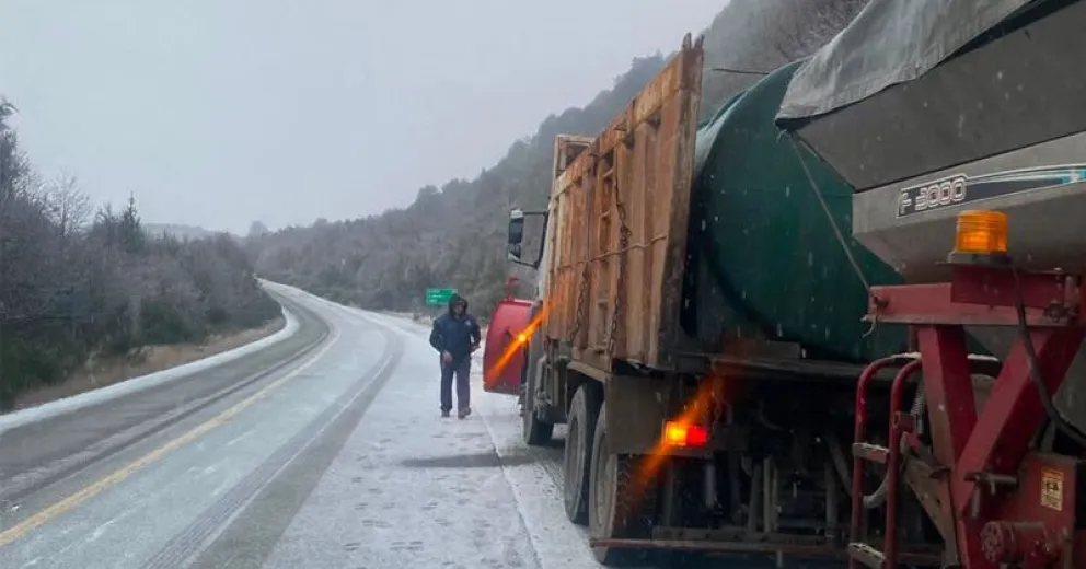 Se registran neviscas entre Bariloche y El Bolsón.