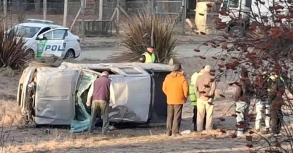 El conductor fue trasladado al Ramón Carrillo. 