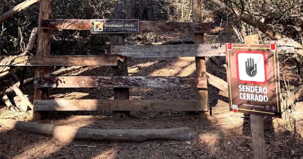 Las tareas brindarán mayor seguridad para los caminantes y mayor preservación de nativas.