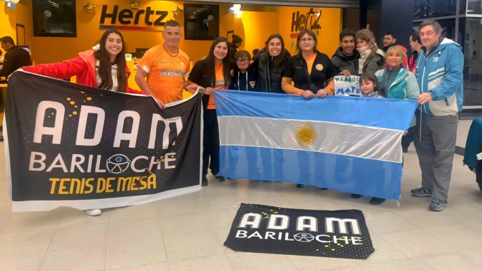 Tuvo una gran bienvenida en Bariloche. Fotos gentileza.