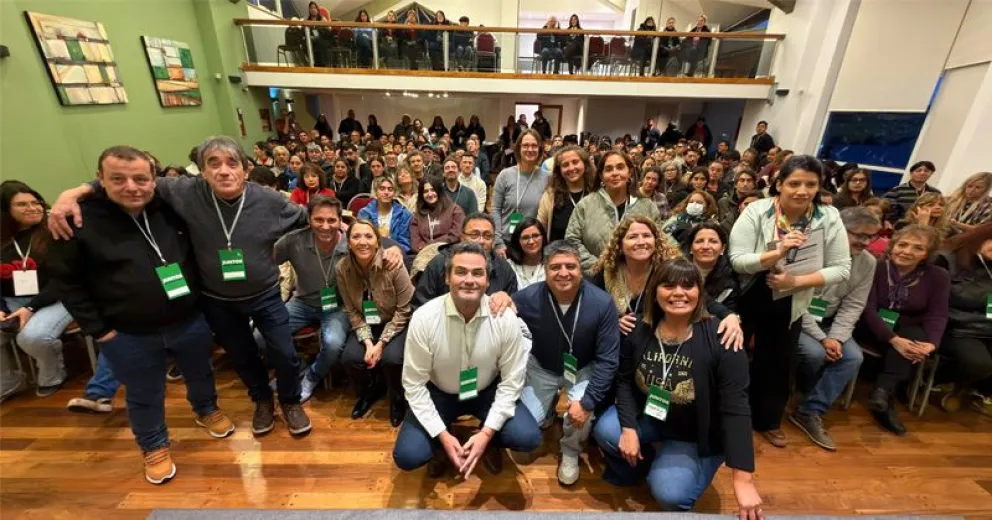 La amplia participación dejó demostrado el compromiso de la militancia. 