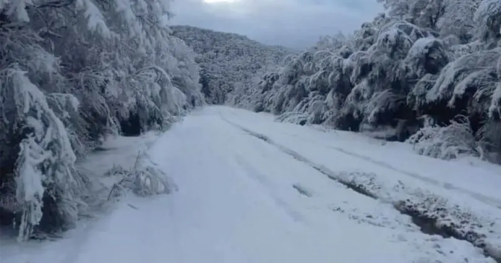 El estado de rutas y caminos varía rápidamente durante el invierno. Imagen de archivo.