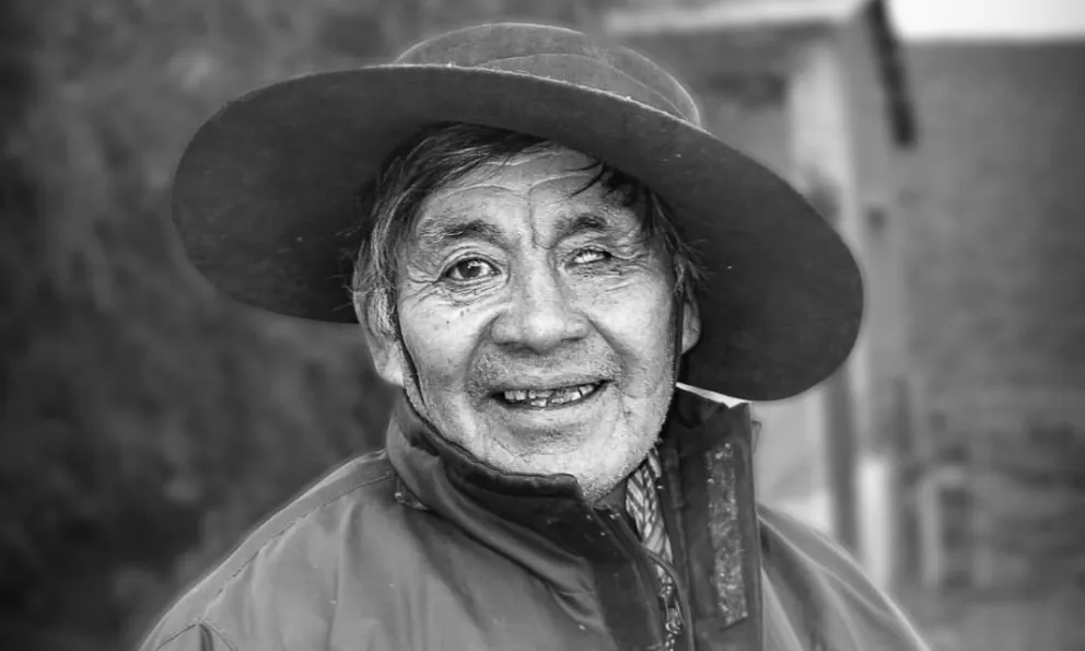 El peón rural de Cushamen que nunca había sido fotografiado. Fotos gentileza: Ticiana Florenza. 