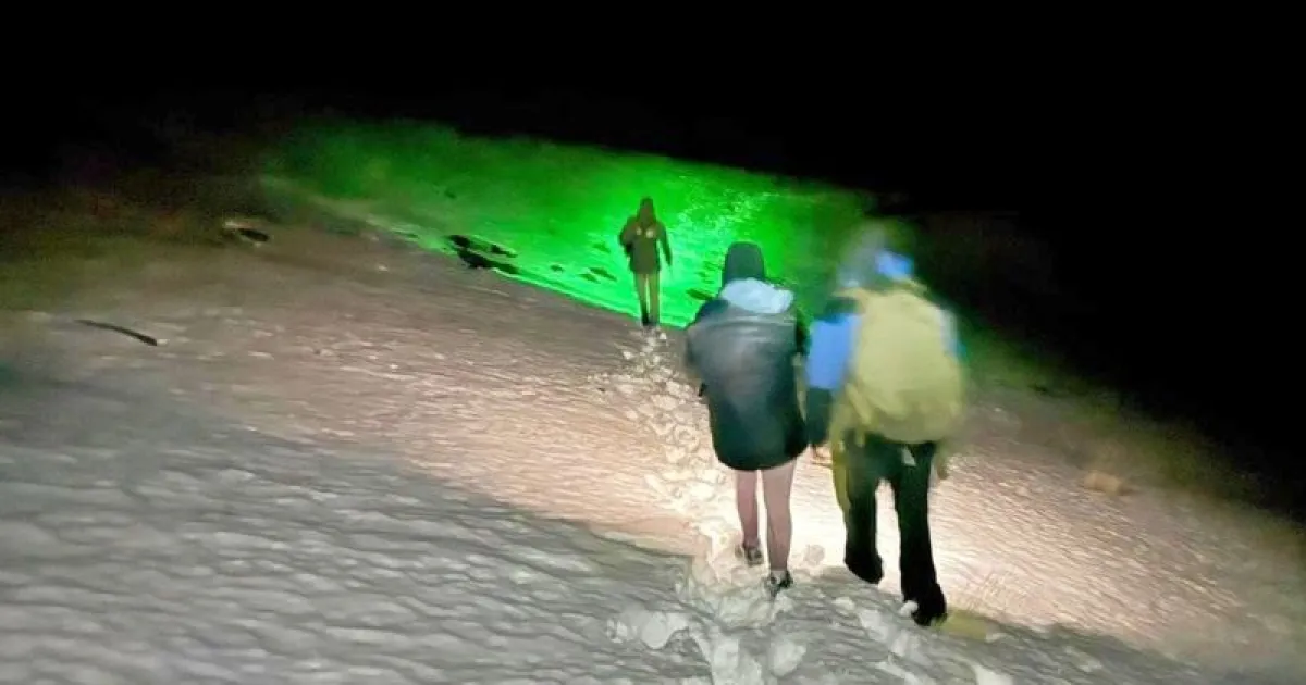 Chubut: gendarmes salvaron a una mujer perdida en la montaña