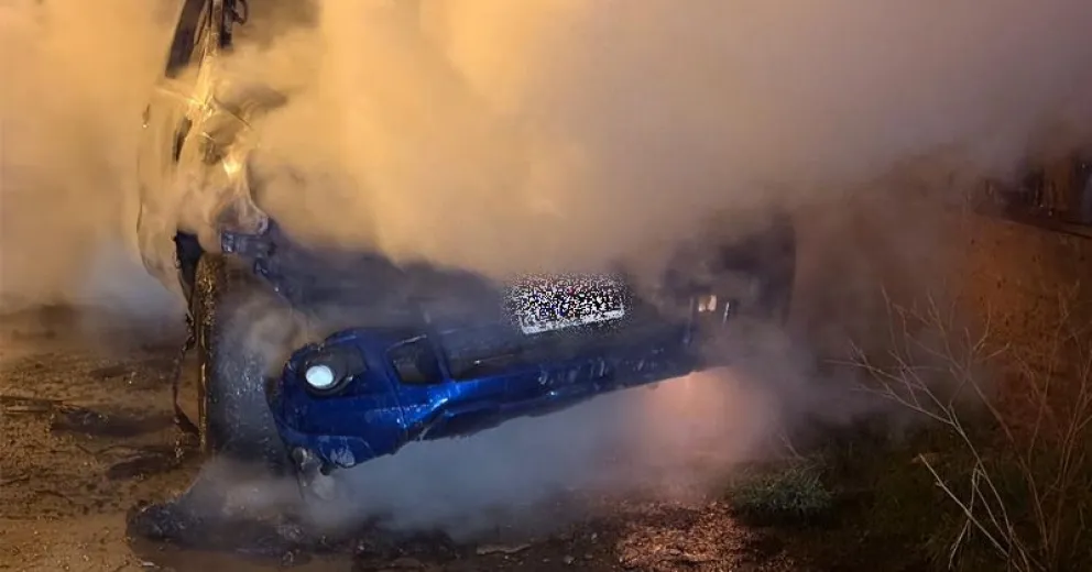 Las explosiones alertaron a los vecinos en la madrugada. Foto gentileza.