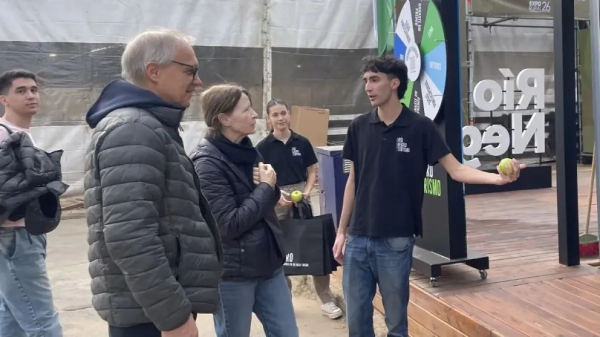 Con la mirada en el riego y la exportación, Río Negro marcó presencia en la Exposición de Palermo