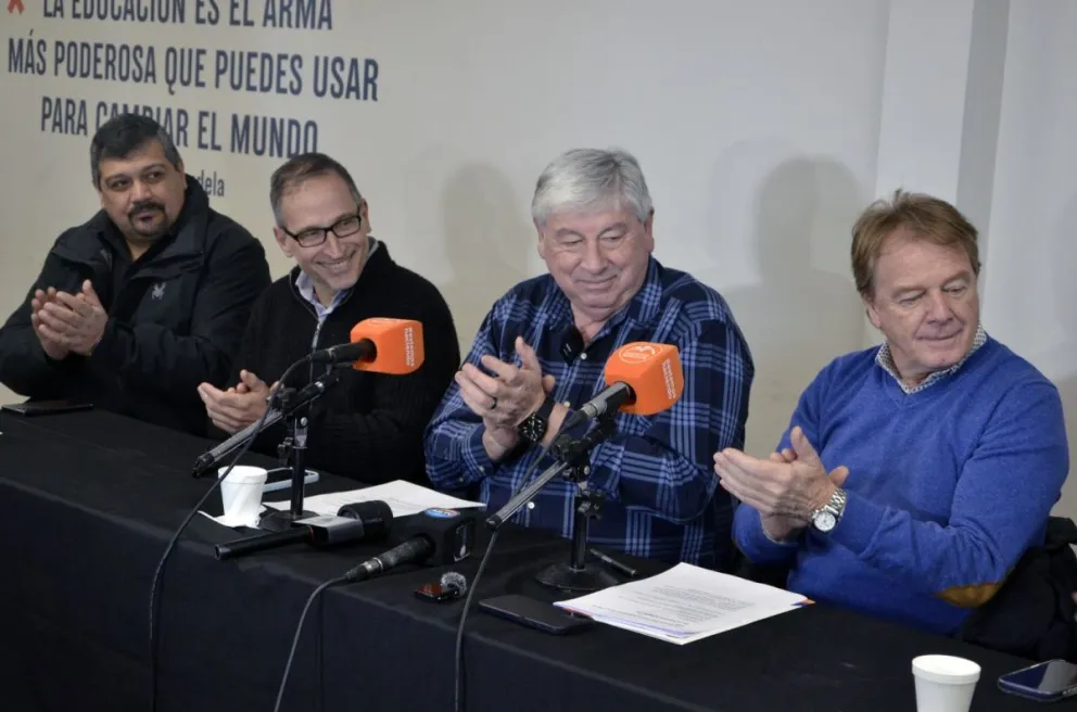 Ya se palpita lo que será la fiesta 2026. Momento de la conferencia de este martes por la mañana. 