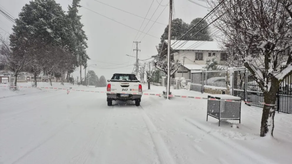 La medida regirá mientras persistan las condiciones meteorológicas actuales. Foto Municipalidad de Bariloche.