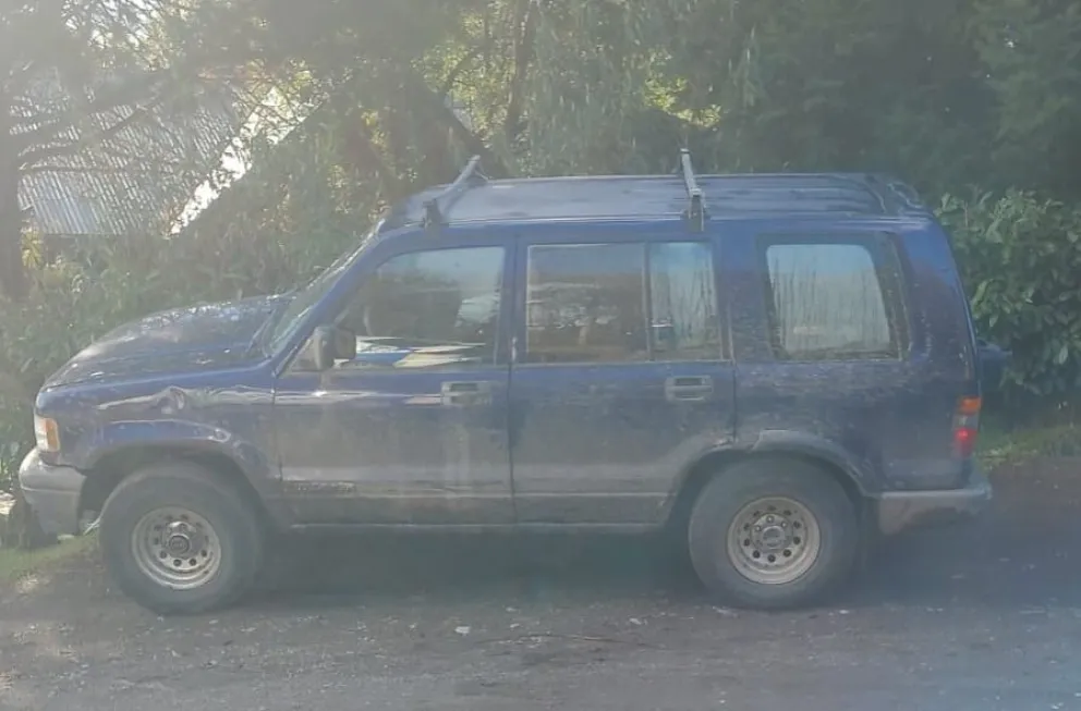 El vehículo fue hallado en el barrio Virgen Misionera. 