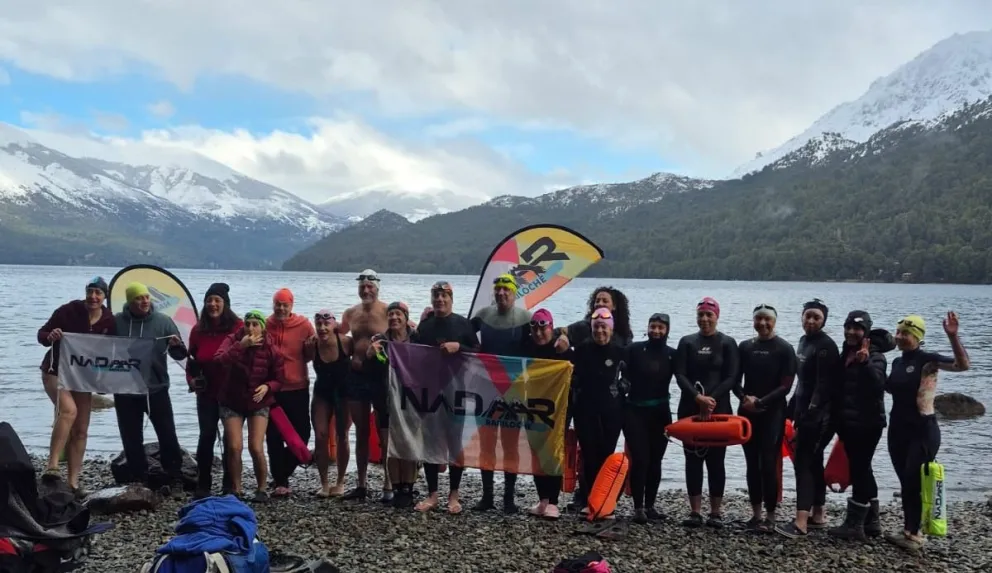 Celebraron un nuevo aniversario en el lago Gutiérrez. Fotos Nadaar.