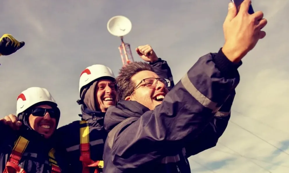 Gastón y su padre Fernando compartieron la pasión por la electrónica. 
