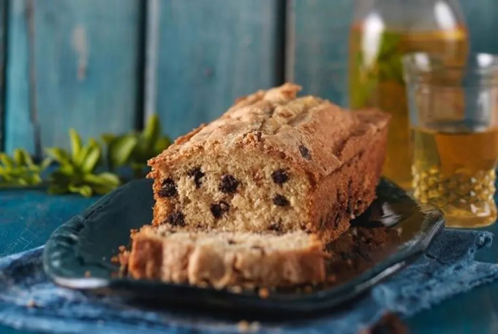 Este budín es ideal para la merienda. 