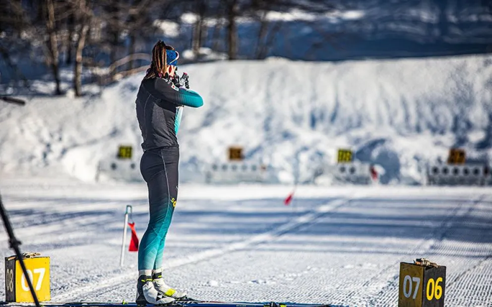 La competencia reúne deportistas en el cerro Otto. Foto ilustrativa Centro de Ski Nórdico.