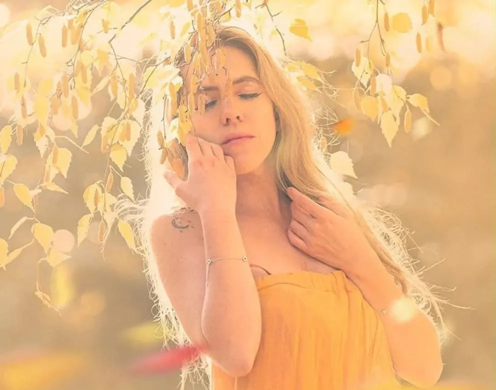 El otoño es la estación del año favorita de Lucía. Imágenes gentileza.