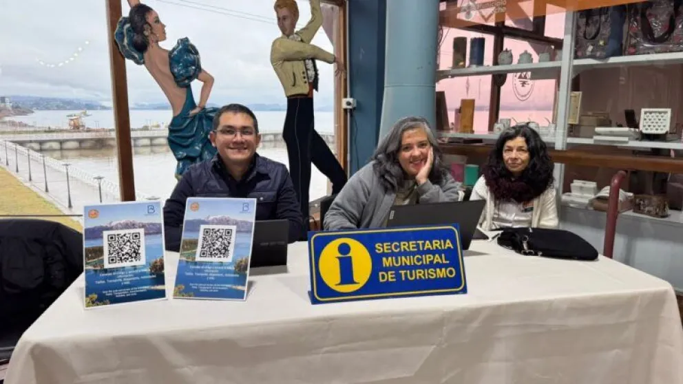 Se mudó temporalmente la oficina de Turismo al Puerto San Carlos.