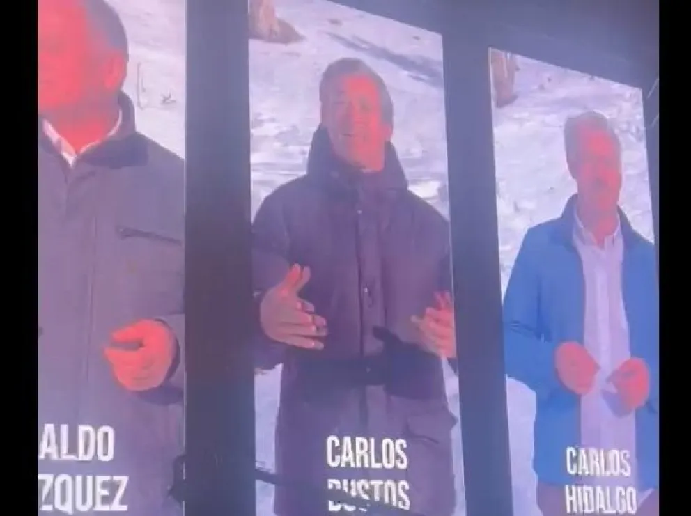 A través de la inteligencia artificial, la Fiesta recreó las imágenes de Carlos Bustos, Carlos Hidalgo y Arnaldo Velázquez.
