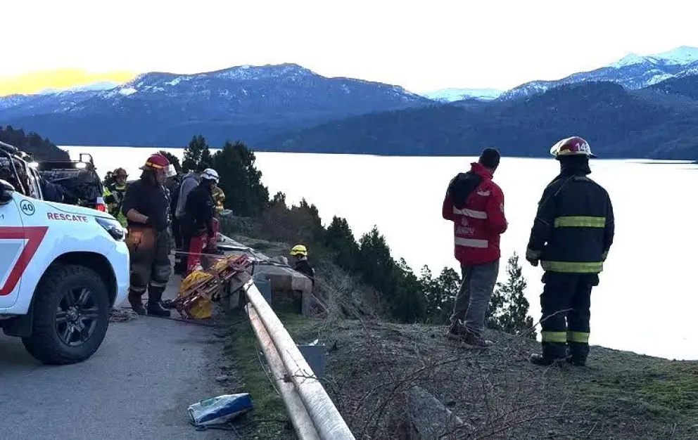 Trágico accidente en la Ruta 40, en la zona de San Martín de los Andes. 