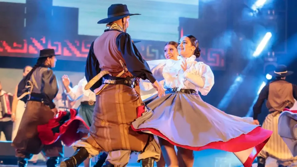 La provincia apuesta a las danzas folklóricas. Foto: gobierno de Río Negro.