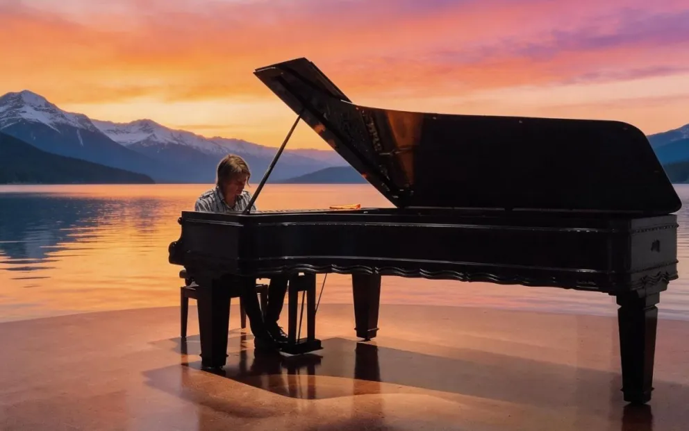 El pianista sobrevivió a la tragedia del cerro Ventana y honra con música a sus compañeros fallecidos. Imagen gentileza.