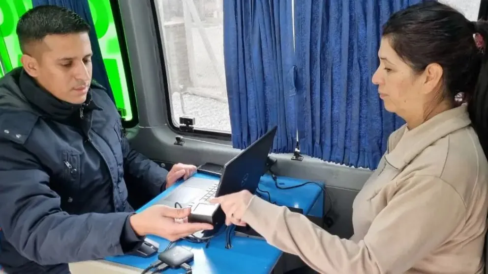 El Registro Civil Móvil continua su recorrido por la provincia.