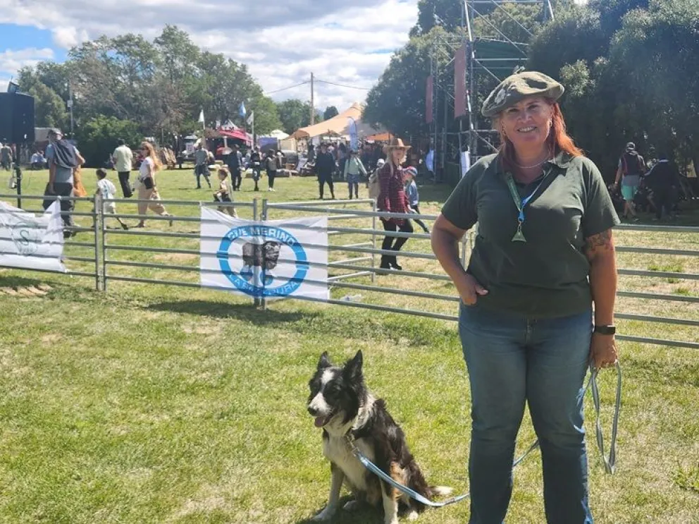 Suárez y Mencho, la pareja que viaja desde Bariloche a Escocia para representar a la Argentina.