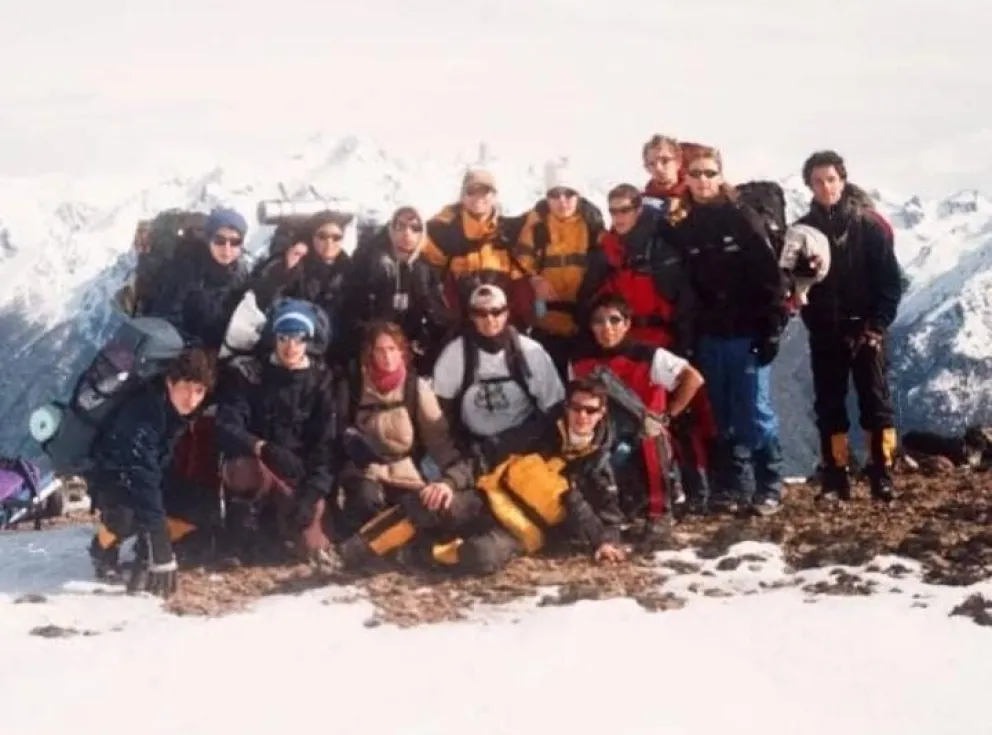 Foto tomada por José María “Lalo” Vallina, alrededor de las cuatro de la tarde, poco antes de la avalancha.