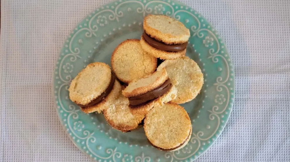 Estos alfajores son muy fáciles de hacer.