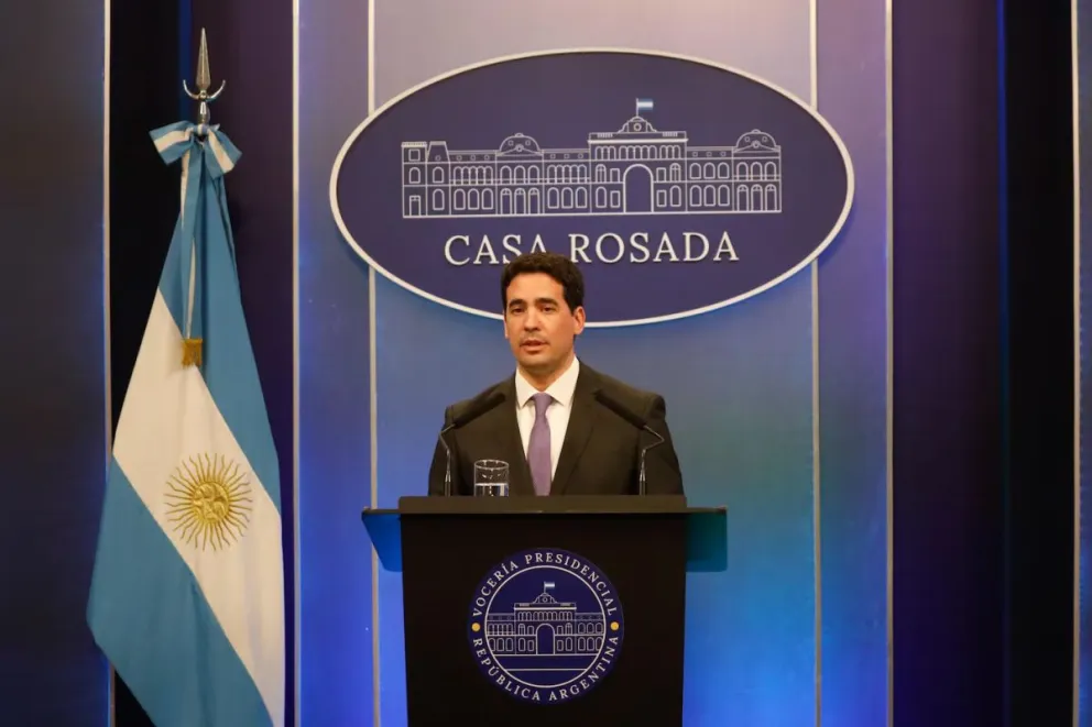 Adrián Ravier, vocero presidencial.