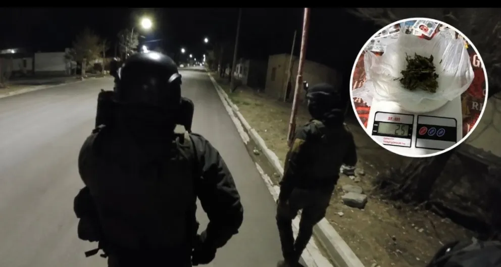 El operativo contó con la participación del COER de General Roca.