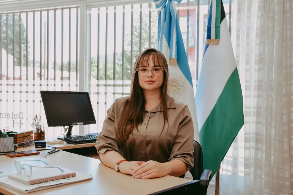 Mariana Minuth, la Defensora del Pueblo de Bariloche. 