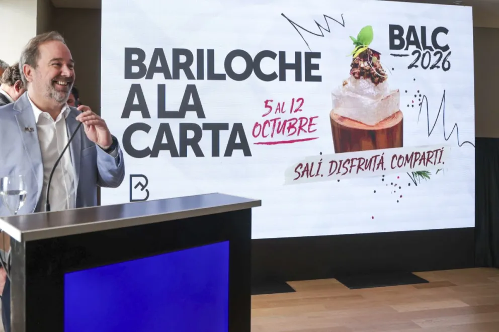 Bellora destaca que el BALC es un evento que impulsa promocionalmente a la ciudad. Fotos Eugenia Neme.