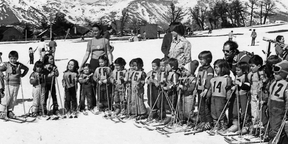 "Los Pollitos" del Ski Club Bariloche. Gentileza Toncek Arko.
