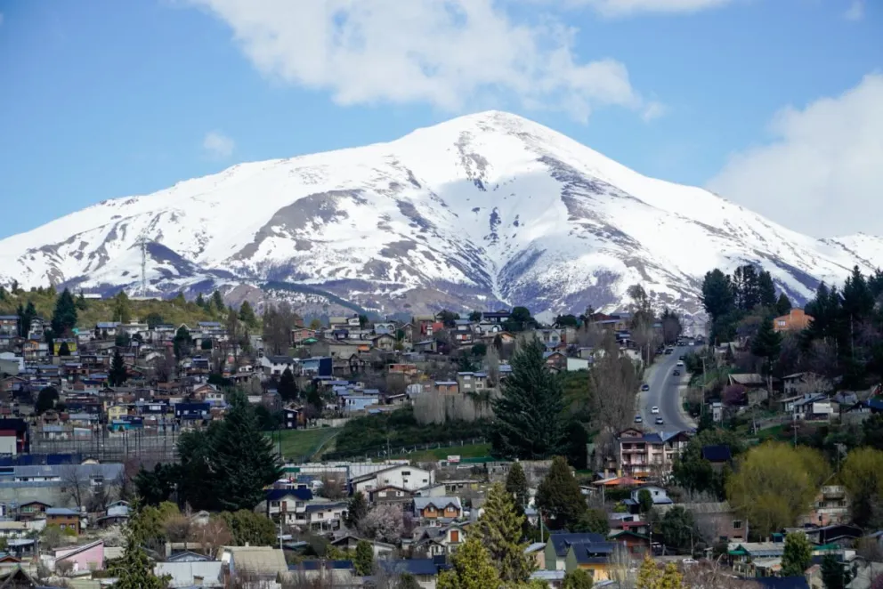 Así recibió Bariloche el comienzo de la temporada primaveral. Fotos: Facu Pardo.