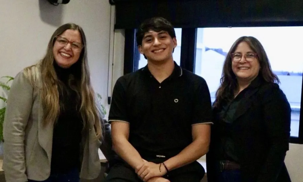 Jazmin López Alfonsín, Ignacio Santi y y Analia Bastías, los especialistas a cargo de la capacitación. Foto gentileza.