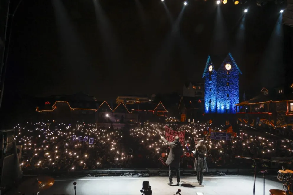 La multitudinaria fiesta fue difundida a nivel nacional. 