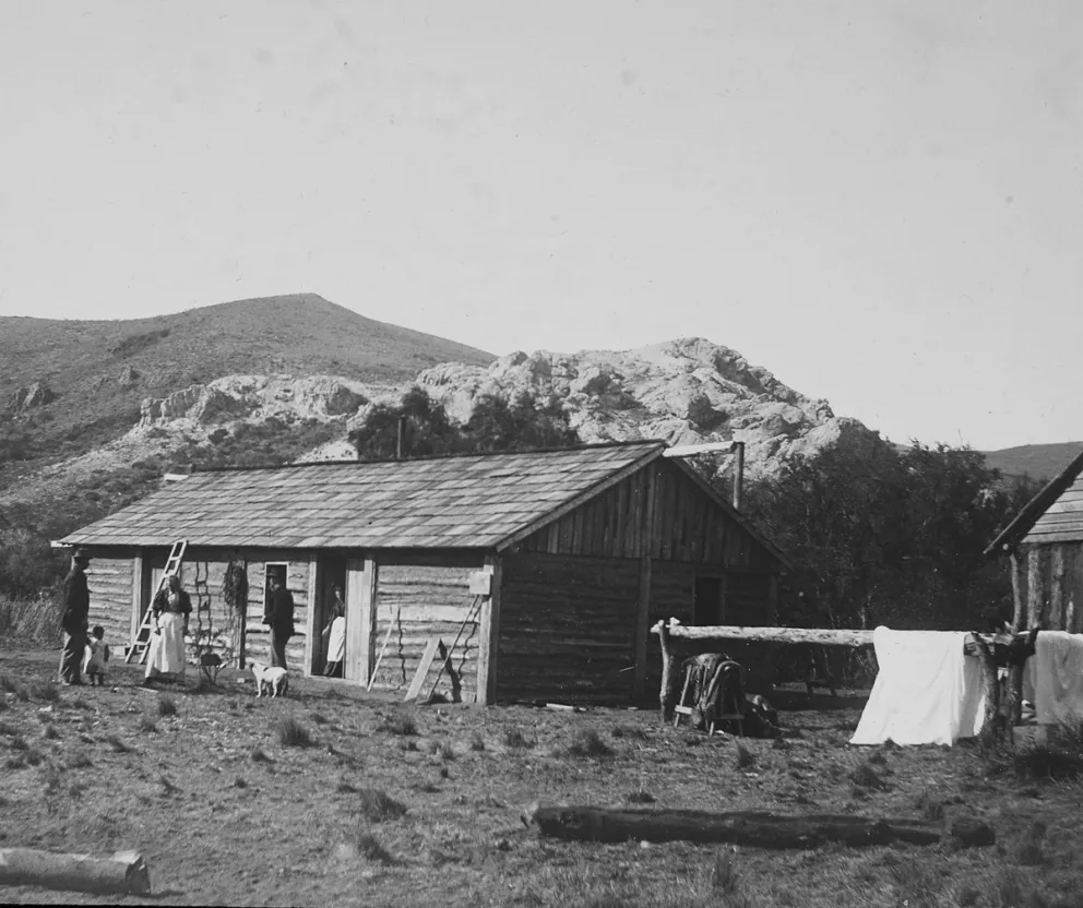 Imágenes de una Patagonia en blanco y negro. Fotos gentileza.